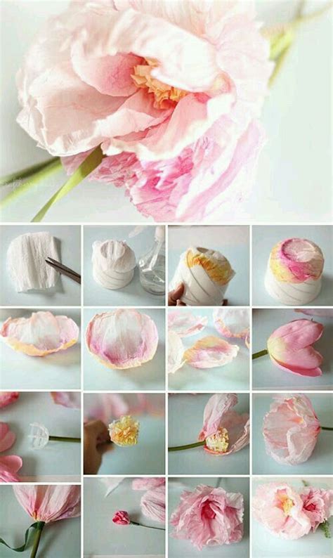 Many Different Pictures Of Pink Flowers And Yarn