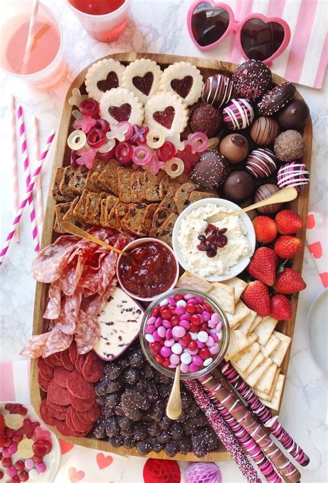 Valentine S Day Grazing Board DomestikatedLife Valentines Food