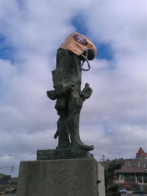 This Is What The Gaspar De Portolà Statue In Pacifica Looks Like Today