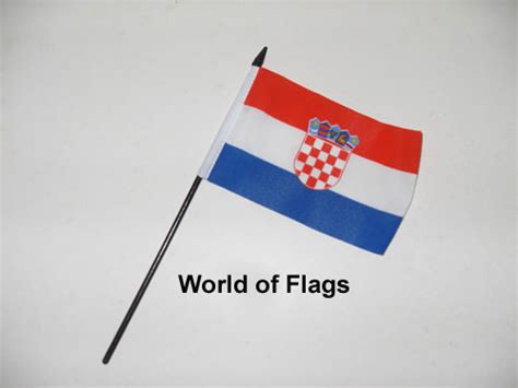 Croatia Hand Flag Buy Croatia Flag For Sale The World Of Flags