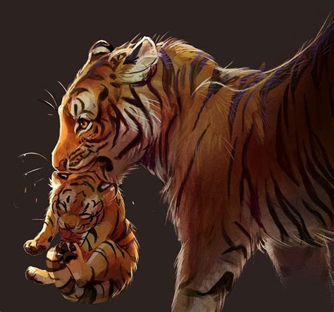 Puffs Art on Twitter | Cute animal illustration, Big cats art, Cute ...