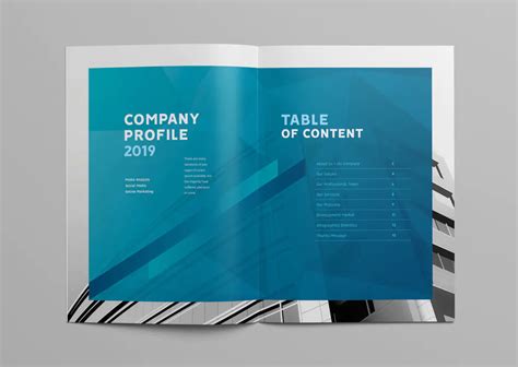 Modern Company Profile Template InDesign INDD - ksioks