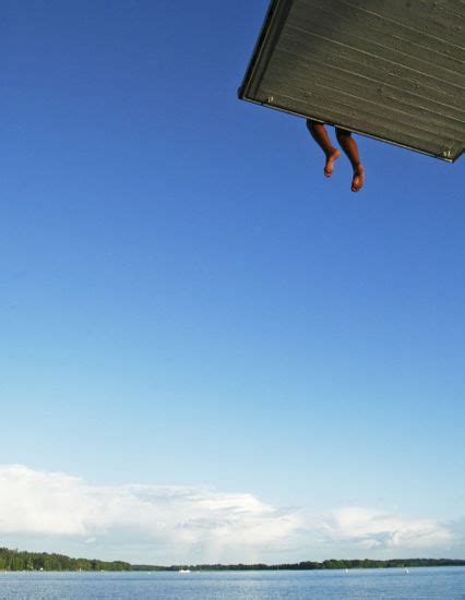 Some Who Jump Jetty Jumping Tower Editorial Stock Photo Stock Image