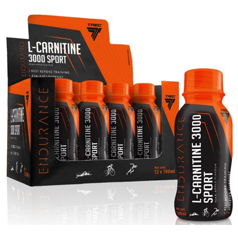 Л-карнитин шот, Trec Nutrition, L-Carnitine 3000 Sport - 100 мл ...