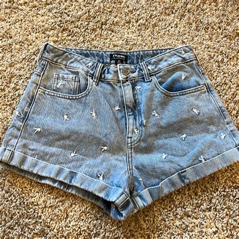 Pacsun Shorts Pacsun Playboy Jean Shorts Poshmark