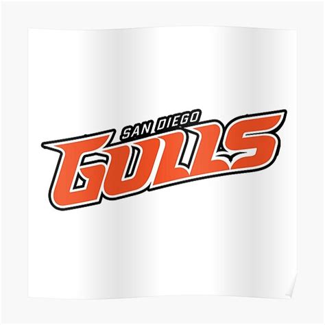 "San Diego Gulls logo" Poster for Sale by ArosMigaeTT | Redbubble