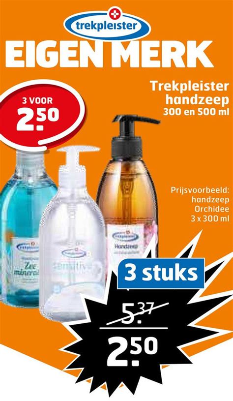 Trekpleister Handzeep Aanbieding Bij Trekpleister