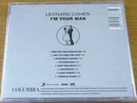 Leonard Cohen Im Your Man Cd Subterania