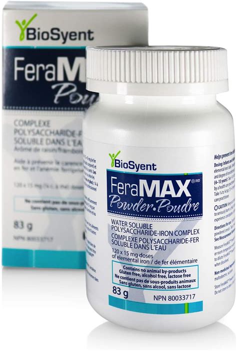 Feramax Powder 15mg 83g Health And Household