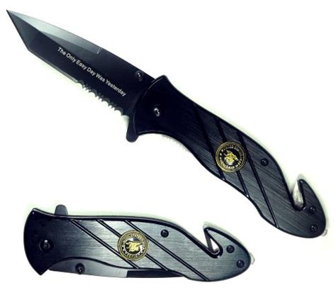 Navy Seal Knife: 8" U.S. NAVY SEALS RESCUE FOLDING KNIFE with IMPRINTED ...