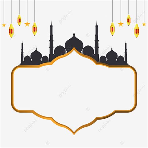 Ramadan Islamic Design Vector Png Images Islamic Frame Background