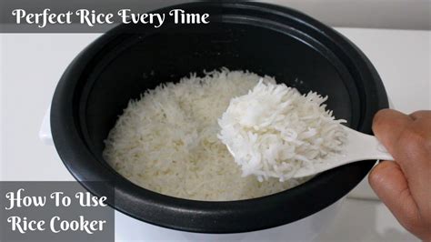 How To Cook Perfect Fluffy Rice In Rice Cooker How To Use Rice Cooker