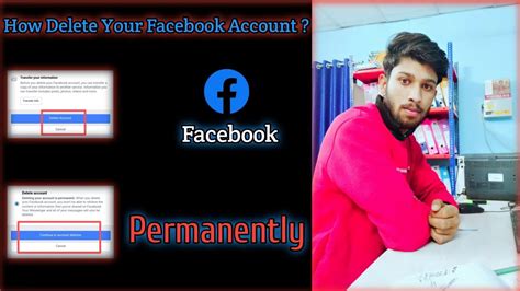 How Delete Your Facebook Account Youtube Facebook Ko Kaise