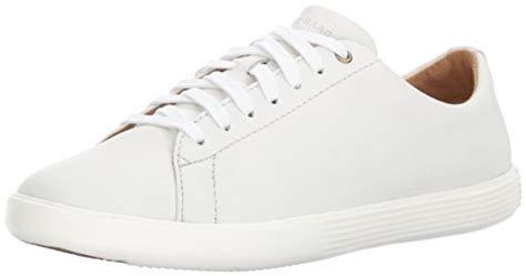 Cole Haan Women S Grand Crosscourt Sneaker Bright White Leather Optic White 10 Pricepulse