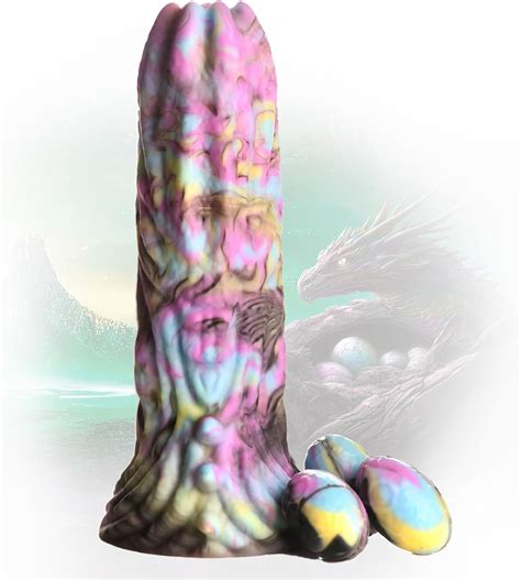 Amazon Dragon Dildo With Eggs Ovipositor Silicone Huge Monster