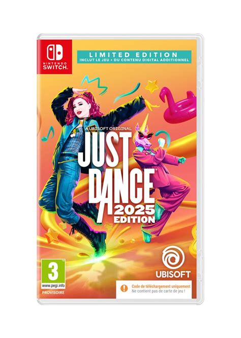 Just Dance 2025 Edition Limitée Exclusive Fnac Code In A Box Nintendo