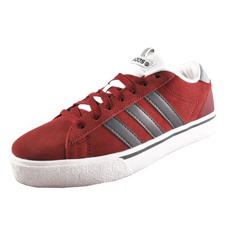 Adidas Neo Daily St Mens Casual Classic Suede Trainers Red Ebay