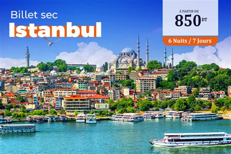 Voyage organisé Istanbul Billet Tunis Istanbul pas cher