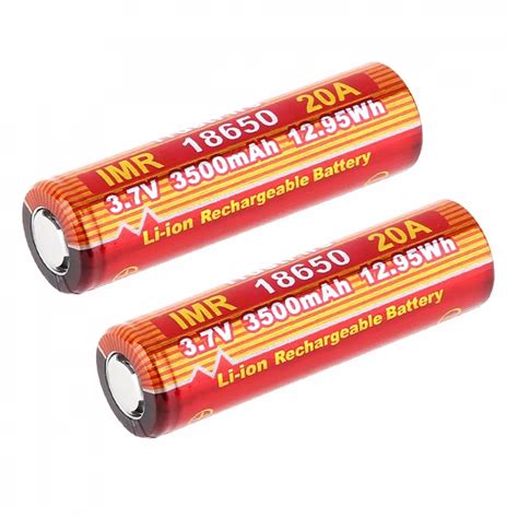 TrustFire IMR 18650 Li Ion Battery 20A 3 7V 3500mAh 12 95Wh High Rate