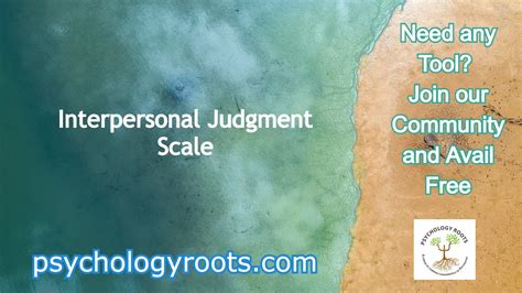 Interpersonal Judgment Scale - Psychology Roots