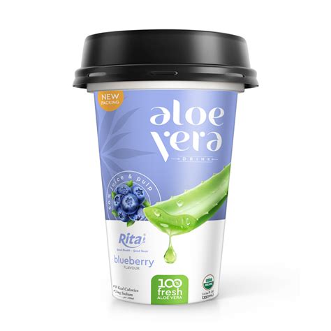 Aloe Vera Juice With Blueberry Rita Beverage