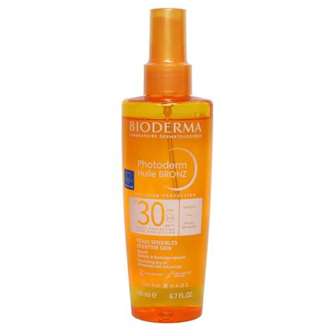 L Huile Solaire Photoderm Bronz SPF 30 De Bioderma Apporte Aux Peaux