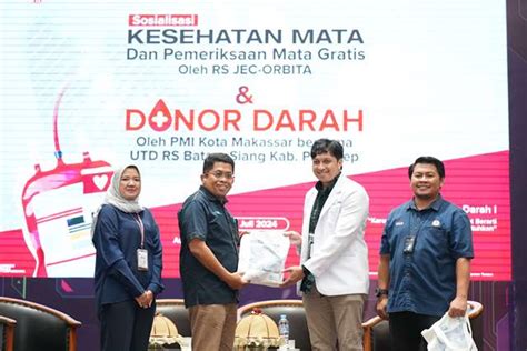 Gandeng PMI UTD RS Batara Siang Pangkep PT Semen Tonasa Gelar Donor