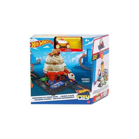 Mattel Hot Wheels City Downtown Ice Cream Swirl HDR24 HKX38 Toys Shop Gr