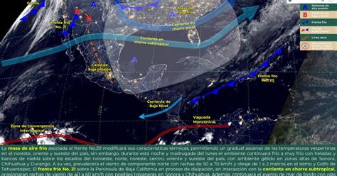 Clima 31 diciembre Continuará el frío en gran parte del país La