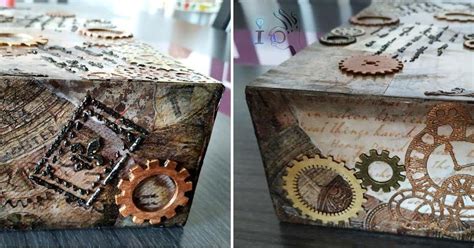 Cómo Decorar Una Cajonera Estilo Steampunk Manualidades