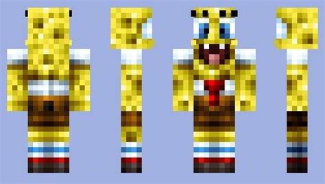 Spongebob Minecraft Skins Micdoodle8