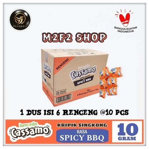 Promo Lemonilo Cassamo Keripik Singkong Spicy Bbq Sachet Gr