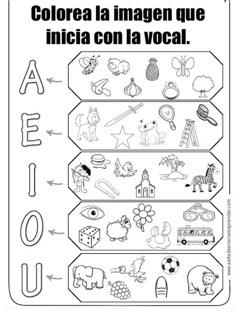 Fantasticos Ejercicios Para Trabajar Las Vocales En Preescola Themelower