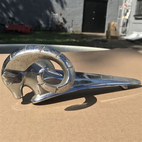 Vintage 1951 1952 Dodge Ram Hood Ornament Hood Ornaments Dodge Ram