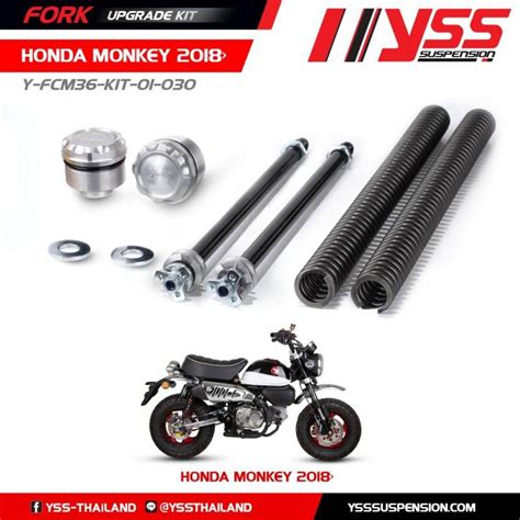 誠一機研 Yss 前叉彈簧阻尼套件 Honda Msx 125 Abs Monkey Grom 前避震器 改裝 本田 蝦皮購物