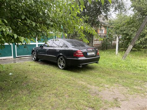 Насадки на трубы — Mercedes-Benz E-class (W211), 3,5 л, 2006 года ...
