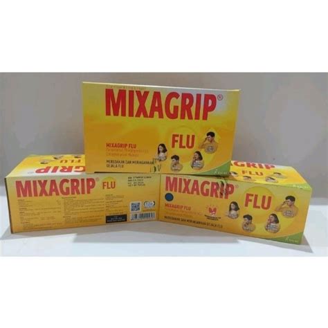 Jual Mixagrip Flu 1 Box Isi 25 Strip Shopee Indonesia