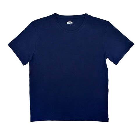 Playera Simply Basic Talla Eg Azul Marino Para Ni O Walmart