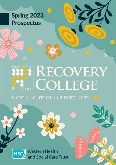 The Recovery College Spring Prospectus 2023 Roe Valley Arts