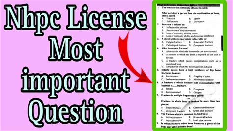 Nhpc License Repeated Model Question Set Loksewa Aayog Maa Pani Help