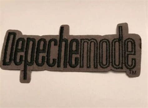 Vintage Depeche Mode Patch Embroidered Alternative Rock Band 5 12