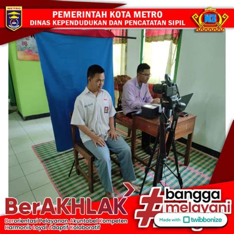 PEREKAMAN KTP EL KELILING DAN AKTIVASI IKD KE SLB NEGERI KOTA METRO