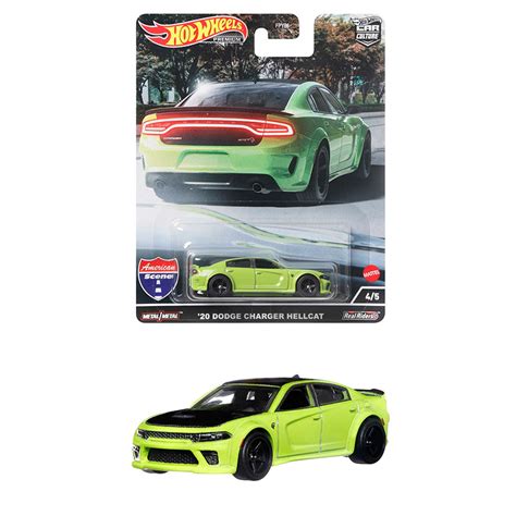 Машинка коллекционная Mattel Hot Wheels Premium Car Culture FPY Dodge Charger Hellcat