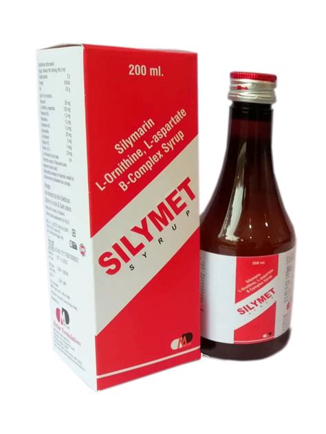 Silymet Silymarain L Ornithine L Asparate B Complex Syrup 200 Ml At Rs