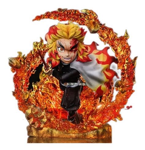 Figura De Anime De 12cm Demon Slayer Rengoku Kyoujurou Kimet Cuotas