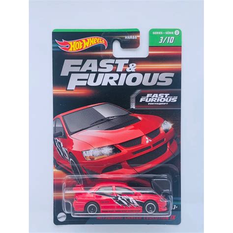 Hot Wheels Fast Furious Dash B Mitsubishi Lancer Evolution IX Shopee Malaysia