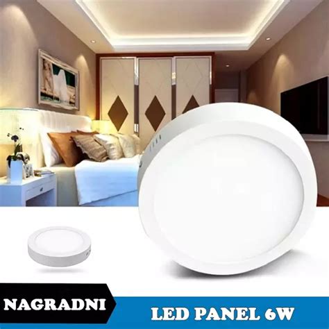 LED Panel 6w Nadgradni Okruglog Oblika UNIVERZALNI ALAT