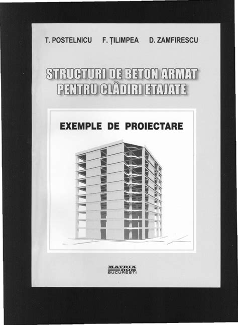 PDF P 8E Structuri De Beton Armat Pentru Cladiri Etajate Exemple De