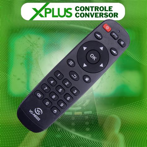 Controle Para Receptor TvBox XPlus IPTV Xplus In X PLUS Aparelho X PLUS