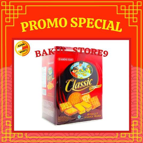 Jual Khong Guan Classic Assorted Biscuits 600 Gr Gram Kaleng Shopee